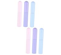 Gogogmee 2sets Lip Makeup Brush Lip Mask Applicator Silicone Brush Concealer Beauty Tool 3pcs*2
