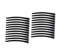 Gogogmee 2sets Metal Hair Clips Set Black Bobby Pins Hair Slides Barrettes Diy Accessories for Women 50pcs*2