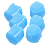 Gogogmee 3 Pairs Blue Silicone Swimming Noise Reducing for Sleep Work Study and Bathing Soft Moldable Protective Ear Covers for Adults and Teens Random Color