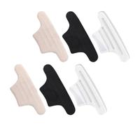 Gogogmee 3 Pairs Gel Heel Stickers for Women Transparent Heel Grips Protectors Prevent Slipping and Blisters Comfortable for Leather Casual Shoes