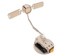 Gogogmee 3 Set DIY Satellite Spacecraft Model Kit Stem Educational for Rotating Aerospace Puzzle for School Science Projects Learning in Astronomy and Engineering