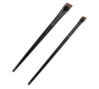 Gogogmee 3 Sets Angled Eyeliner Brush Ultra Fine Brushes for Precise Eyebrow and Eyeliner Application Portable Makeup Tools for Artists and Beginners for Seamless Filling and Shaping