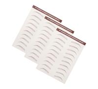 Gogogmee 3 Sheets Eyebrow Tattoo Stickers Realistic Self Adhesive Brow Transfers for Natural Look Easy Peel Off Application Travel-friendly Compact Eyebrow Stickers for All Types