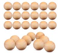Gogogmee 300pcs 12mm Solid Wood Balls Unfinished Wooden Beads No Hole for DIY Crafts Home Decorations Small Wooden Spheres Suitable for Jewelry Making and Woodcraft Projects