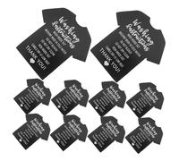 Gogogmee 300pcs Laundry Care Tags Shirts Paper Clothing Labels with Clear Washing Instructions Versatile Shirt Wash Guide Cards for Retailers and Small Stores Minimalist Black Design