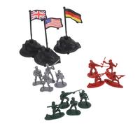 Gogogmee 300Pcs Modern Soldier Sand Table Models for DIY Micro Landscape Projects Premium Plastic Soldiers for Sandbox Scenes Contemporary Military Simulation Figures