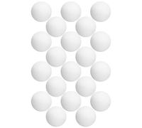 Gogogmee 30pcs 40mm White Ping Pong Balls, Lightweight Abs Plastic Seamless Design, Reusable Table Tennis Balls for Training and Party Games, Suitable for Beginners and Advanced Players
