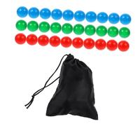 Gogogmee 30pcs Colorful Thickened Plastic Counting Balls for Probability Learning Hand Eye Coordination Teaching with Random Colors Safe Educational Balls for Statistical Random Color