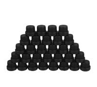 Gogogmee 30Pcs Dispenser Cap Lid for Essential Oil and Perfume Bottles Durable Material with Smooth Inner Thread for Bottles Reusable Leak Design
