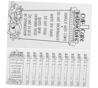 Gogogmee 30Pcs Glass Tumbler Care Instruction Cards for Cleaning and Maintenance Thick Paper Customer Directions Inserts Double Sided Printed Cup Care Guide Tags for Glass Mugs and Cups