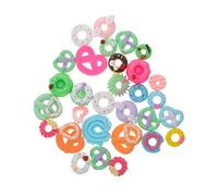 Gogogmee 30Pcs Mini Resin Cake Donut Charms for DIY Craft Supplies Flatback Beads for Hair Accessories and Party Favors Cute Decoration for Scrapbooking and Phone Cases