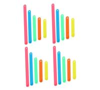 Gogogmee 30pcs Montessori Geometry Manipulative Strips Math Teaching Kit for Classroom Use Childsafe Plastic Construction for Triangles Squares and Shape Learning