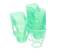 Gogogmee 30pcs Plastic Drip Bottle Hanging Nets Reusable Saline Bottle Covers Load-Bearing Holder Accessories for Secure Liquid Monitoring and Patient Care