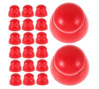 Gogogmee 30pcs Slide Protective Cover Nuts Replacement Playground Nut Caps Bolt Guard Covers Plastic Red