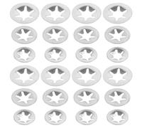 Gogogmee 30pcs Stainless Clamps Plum Retaining Rings Bearing Clips Silver Stainless Steel Sturdy Long Lifespan Robust Design for Automotive Repair and Machinery Equipment