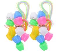 Gogogmee 30pcs Tooth Holder Storage Box for Lost Teeth Keepsake Organizer Mini Commemorative Case for Classroom Party Use with Color Mix