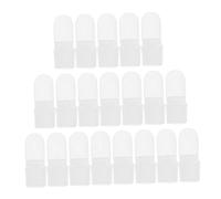 Gogogmee 30Pcs Transparent Nail Art Design Tips Covers Polish Protector Lightweight Manicure Tools for Salon and Home Use Essential Nail Art DIY Accessories
