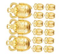 Gogogmee 30Pcs Vintage Gold Beetle Charms Metal Pendants for DIY Jewelry Making Earrings Key Chains Bracelets Durable Accessories