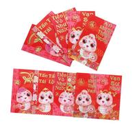Gogogmee 30pcs Year Snake Red Envelopes Vietnamese Script Chinese Zodiac Red Money Packets for Lunar Year Cash Gifts Tear-Resistant