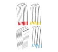 Gogogmee 32 Pcs Assorted Hot Roller Clips Replacement for Electric Hair Curlers U Shaped Securing Pins with Protective Design Fast Heating Versatile for All Hair Types and Styles