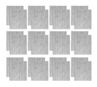 Gogogmee 36pcs Military Model Scene Building Doll House Architecture Models Material Building Tiny Roof Tiles Dollhouse Accessories Roof Dollhouse Roofing Material Silver