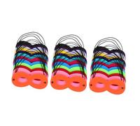 Gogogmee 36pcs Superhero Felt Masks with Adjustable Straps for Party Cosplay Role Play Costume Accessories Soft Breathable Eye Masks for Halloween Birthday Christmas Masquerade