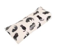 Gogogmee 3D Cute Cat Pencil Case for Students, White Multi-Function Portable Pen Pouch Storage for School and Household Supplies