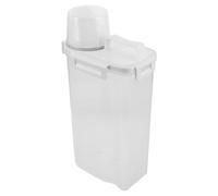 Gogogmee 3l Laundry Soap Box Plastic Laundry Canister Easy Pour Design Sleek Appearance