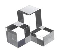 Gogogmee 3pcs Acrylic Cube Display Stand Acrylic Risers for Jewelry Crafts and Photography Multi-height Blocks for Optimal Display Stable Support and Versatile Use