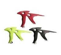 Gogogmee 3pcs Airbrush Grip Handles Set for Miniature Painting Spray Paint Tool Accessories Ergonomic Holders in Green Red Black Universal Airbrush Supplies Kit for Model Painting