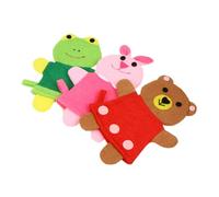 Gogogmee 3Pcs Bath Gloves Cartoon Animal Shape Shower Scrubber Mitts Gentle Exfoliating Massage Bath Sponge for Safe Skin Cleaning