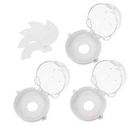 Gogogmee 3pcs Boy Girl Stove Knob Covers High Temperature Resistant Gas Knob Protective Guard Safety Shield for Boy Girl Pets in Kitchen Prevent Accidental Ignition