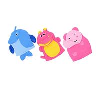 Gogogmee 3pcs Boy Girl's Bath Towel Animal Design Shower Glove Exfoliating Bath Mittens for Girl Skin Cleaning Gloves Portable Accessories for Home Shower