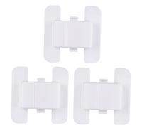 Gogogmee 3Pcs Cabinet Locks Safety Locks for Fridge Doors and Windows Multi Functional Protector for Prevent Accidental Openings and Ensure Safety