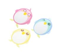 Gogogmee 3Pcs Cartoon Penguin Bath Towels Fun Animal Shape Shower Scrubber Gentle Body Washing Tool for Durable Design Delightful Bath Experience for Boys Random Color