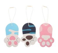 Gogogmee 3Pcs Cat Paw Shaped Compressed Wood Pulp Cellulose Dish Sponges, Soft Non-Scratch Kitchen Scrubbers for Washing Up and Cleaning, Multi-Color Set for Household Use