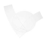 Gogogmee 3pcs Clear Acrylic Sewing Ruler Set High Precision Patchwork Templates for DIY Projects Versatile and Durable Quilting Tools for Accurate Measurements and Fashionable Designs