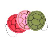 Gogogmee 3pcs EVA Turtle Shell Costume for Boys and Soft Wearable Role-playing Props in Green Pink and Red Halloween and Cosplay Outfit for School Plays and Parties