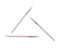 Gogogmee 3Pcs Eyeliner Brush for Nail Art Fine Line Drawing Pens for Professional Manicure Salon Lightweight Durable Nail Art Tools for DIY Nail Designs
