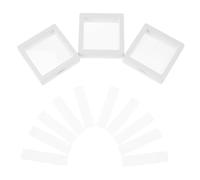 Gogogmee 3pcs False Nail Storage Box with Acrylic Display Strips Organizer Container for Manicure Tools and Press Nails for Clean and Tidy Workspace