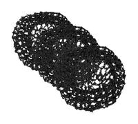Gogogmee 3pcs Handmade Crochet Hair Nets for Women Black Mesh Sleeping Caps Breathable Soft Knit Hair Snood Elastic Comfortable