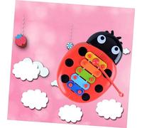 Gogogmee 3pcs Ladybird Shape Musical Knocking Educational Hand Tapping Instrument for Vibrant Colors Enhances Creativity Listening Skills for Sensory Play