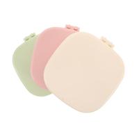 Gogogmee 3pcs Makeup Organizer with Mirror Portable Travel Makeup Case for Cosmetics and Accessories Lightweight Storage Box for Women Vanity and Dressing Table Beige Pink Green