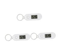Gogogmee 3pcs Mini Digital Watch Keychain for Boys and Girls Candy Filled Eggs Clip-on Watch for Students Nurses Wear