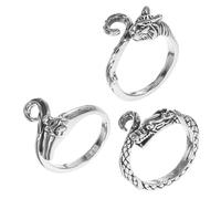 Gogogmee 3Pcs Multi Color Crochet Finger Rings Decorative Knitting Tools for Yarn Tension Versatile Crochet Loops for Craft Projects Cute Shaped Knitting Rings for Easy Weaving