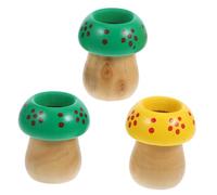 Gogogmee 3pcs Mushroom Shape Kaleidoscope for Educational Plaything to Inspire Imagination Color Recognition and Development for Birthday Goody Bags and Interactive Fun Random Color