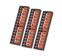 Gogogmee 3Pcs Portable Educational Abacus Lightweight Counting Tool for Arithmetic Learning Brain Development for Young Mathematicians