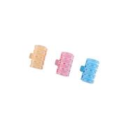 Gogogmee 3pcs Portable Hair Curlers Small Lightweight Hairdressing Tools for Women DIY Styling Temporary Curling for Various Hair Types