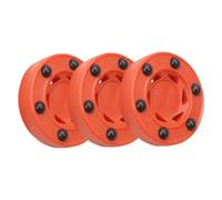 Gogogmee 3pcs Roller Hockey Training Pucks High Strength Inline Street Hockey Balls for Professional Game Practice and Youth Skill Development