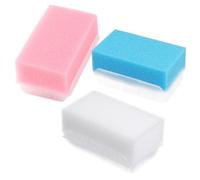 Gogogmee 3pcs Shower Scrubber Sensory Bath Brushes for Tactile Stimulation Portable Body Scrubber with Bright Colors for Early Childhood Sensory Training and Hand Washing